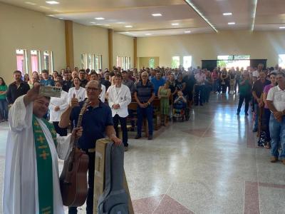 Festa em Louvor a São Sebastião em Campo do Bugre Marcou Encerramento do Ciclo do Padre Edinaldo Mendes